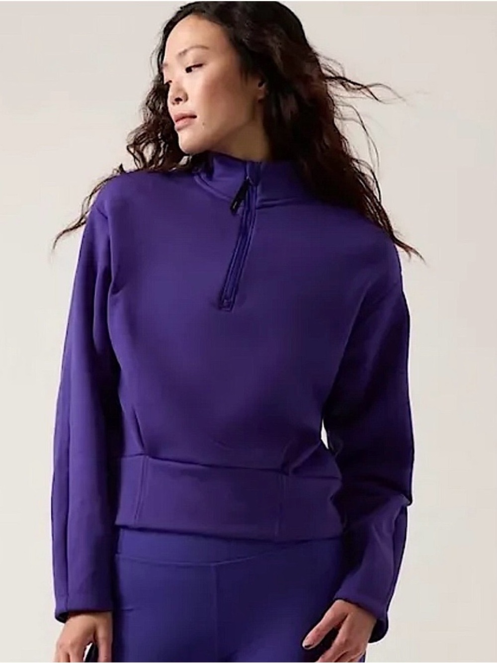 MOVING SALE: Athleta Altitude Purple Half-Zip Pullover